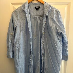 Lands' End Light Blue Swim Coverup